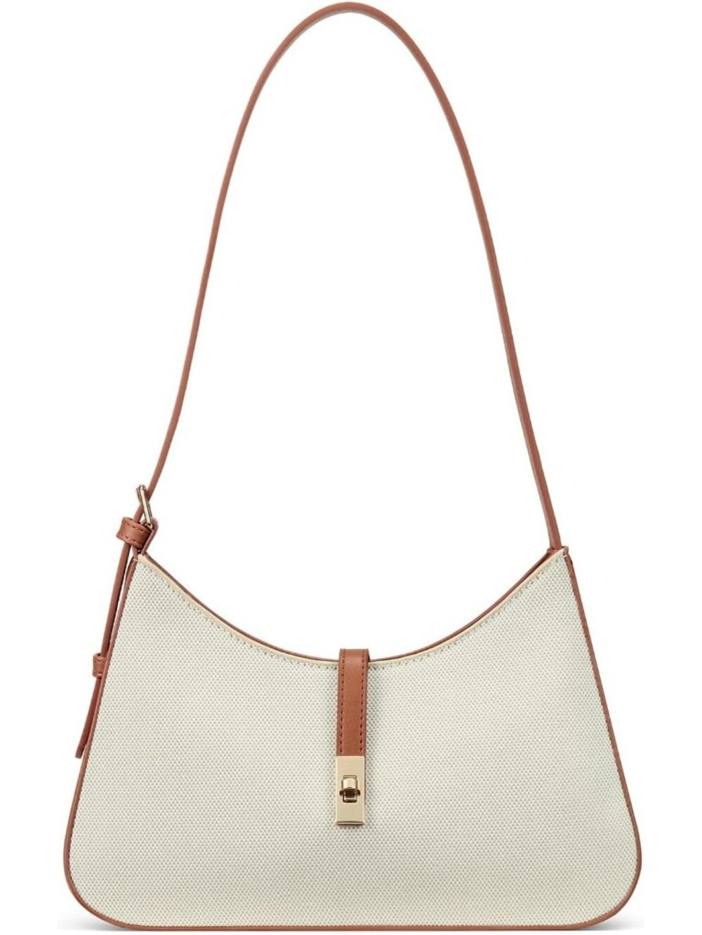 Women's Apricot Vegan Leather Crossbody Purse Trendy with 2 Removable Strap